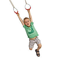 Кольца металлические на веревках для детских площадок, акробатические кольца
