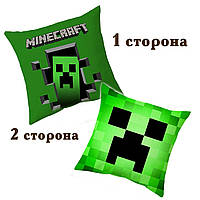 Подушка Майнкрафт Minecraft Крипер 40*40 см (p0514)