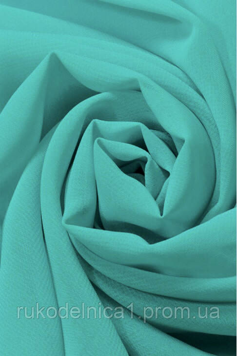 Ткань Шифон однотонный Минтол (ш 150 см) морволна для пошива платьев, блуз, поделок - фото 1 - id-p202491641