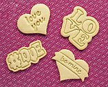 3Д Формочка до Дня Закоханих Love хештег # | Вирубка на день святого Валентина | Вирубка для пряників, фото 2