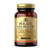Фолиевая кислота (витамин B9) Solgar Folate 1333 mcg DFE (Folic Acid 800 mcg) (250 tab)