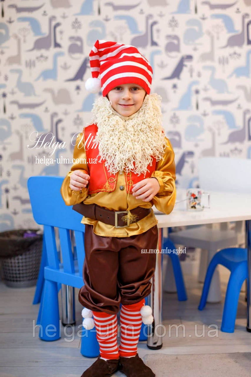 Карнавальный костюм для мальчика "Гном" - ПРОКАТ во Львове