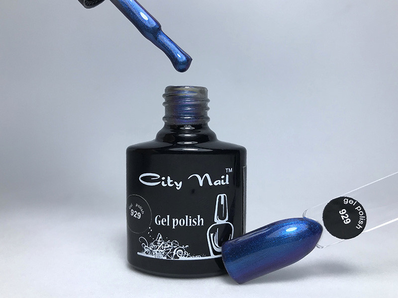 Гель-лак Хамелеон 927 темно зелено фіолетовий 10мл, фото 1