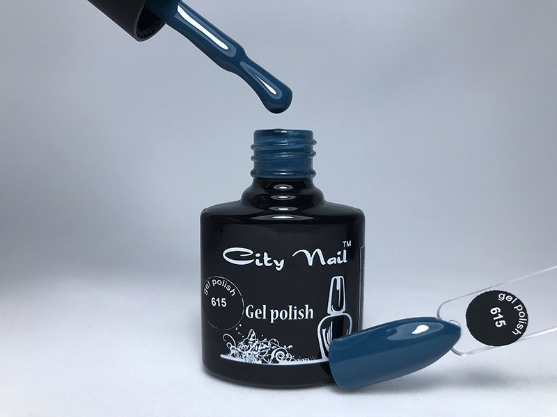 Гель-лак CityNail 615 блакитний, фото 1