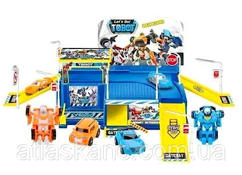 Іграшка Паркувальний Комплекс Tobot з машинками-трансформерами 8610, фото 1