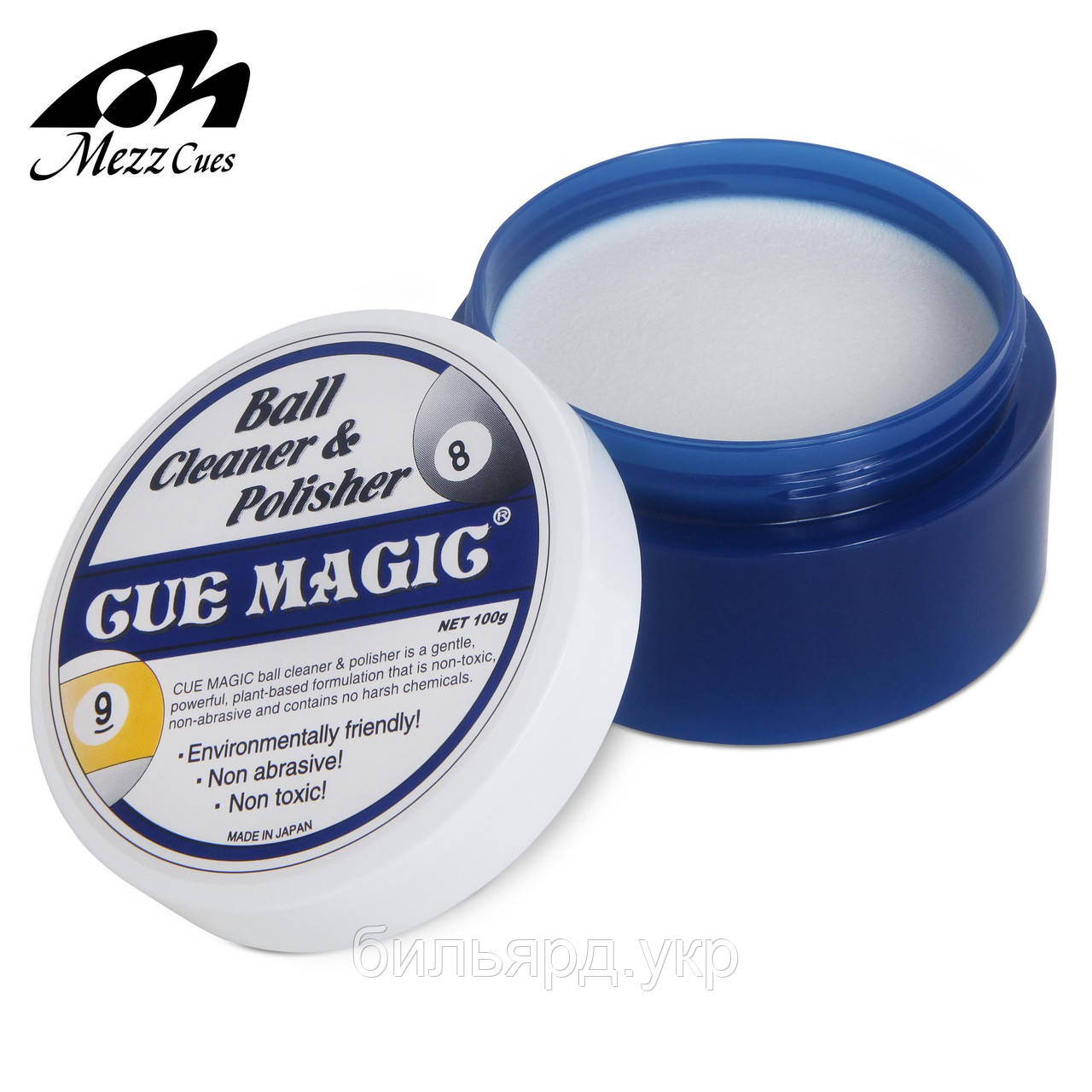 Засіб для чищення та полірування куль Mezz Cue Magic Ball Cleaner & Polisher 100 г