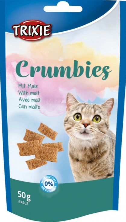 Trixie TX-4262 ласощі для кішок із солодом 50 г (виведення шерсті)