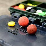 Кріплення для плаваючих бойлів Pop-Ups, гвинт фіксатор з кільцем, фото 4