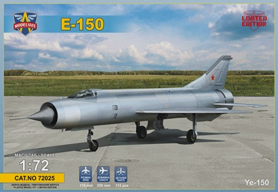Пластикова модель 1/72 Modelsvit 72025 Прототип радянського перехоплювача Е-150, фото 1