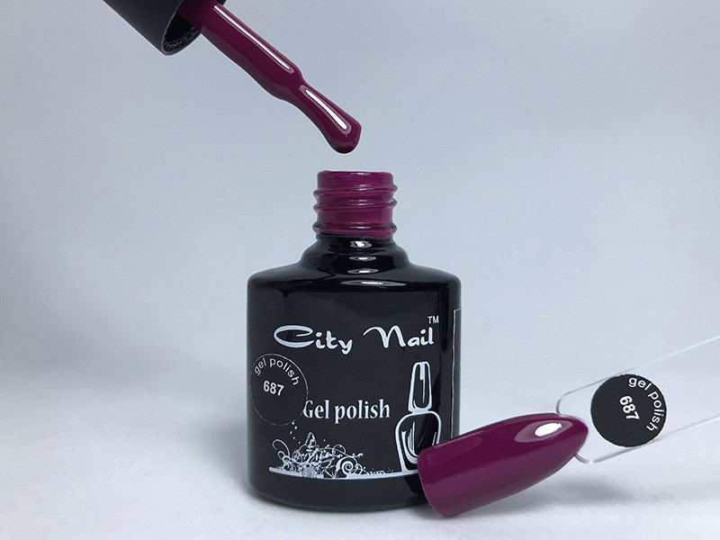 Гель-лак CityNail 687 сливовий, фото 1
