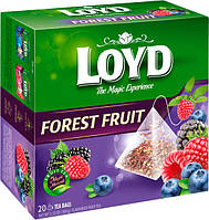 Чай із лісовими фруктами Loyd Forest Fruit 20 пірамідок Польща