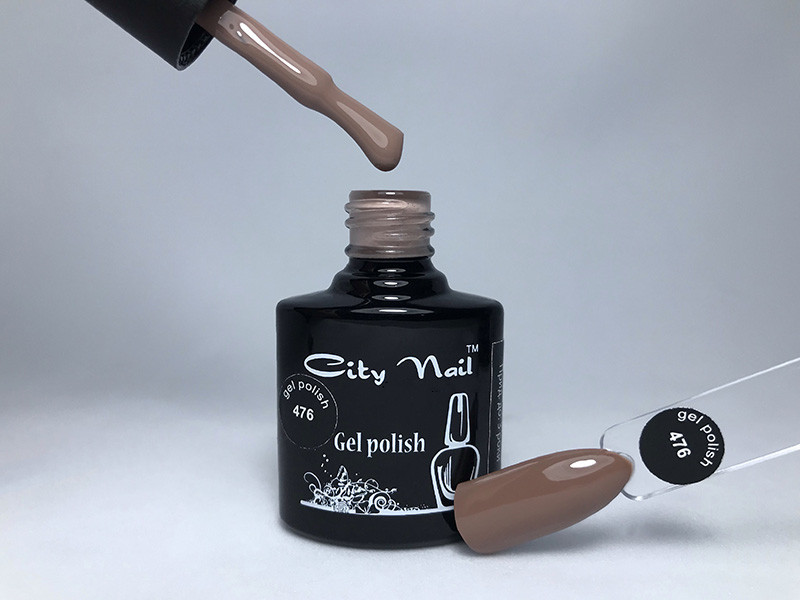 Гель-лак світло-коричневий CityNail 476