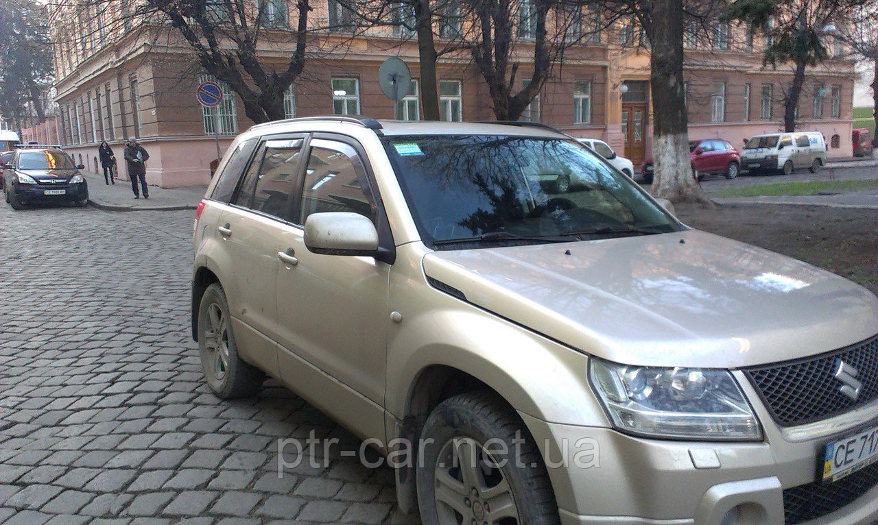 Дефлекторы окон (ветровики) Suzuki Grand Vitara 2005-> 4шт(Heko) - фото 4 - id-p673526118