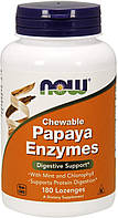 Now Foods Papaya Enzymes 180 пастилок