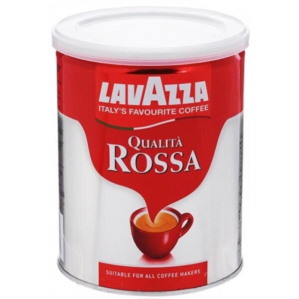 Кава мелена LavAzza Qualita Rossa ж/б 250 г Італія