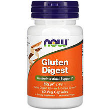 Ферменти для засвоєння глютену NOW Foods "Gluten Digest" (60 капсул)