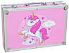 Набор для детского творчества "Единорог" в алюминиевом чемодане из 145 предметов Pink (14645), фото 4