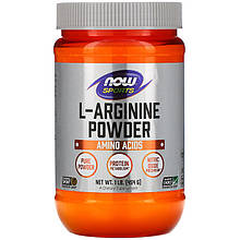 L-Аргінін NOW Foods, Sports "L-Arginine Powder" у порошку (454 г)