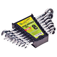 Набор ключей рожково-накидных Alloid НК-2081-8