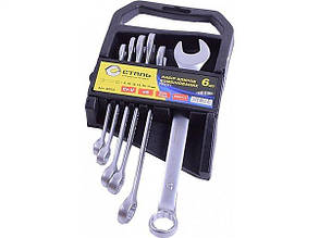 Набір ключів комбінованих Сталь 48005 CRV 6 ШТ