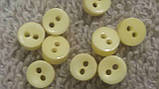Гудзик для ляльок міні 6 мм. Відтінок жовтого, № 6.68, фото 2