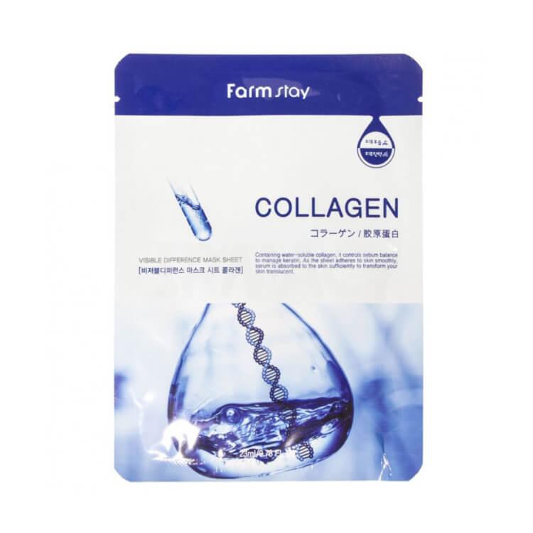 Тканинна маска з колагеном FarmStay Visible Difference Collagen Mask Sheet