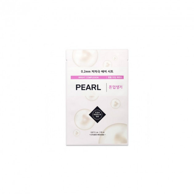 Тканинна маска для обличчя з екстрактом перлів Etude House 0.2 Therapy Air Mask Pearl
