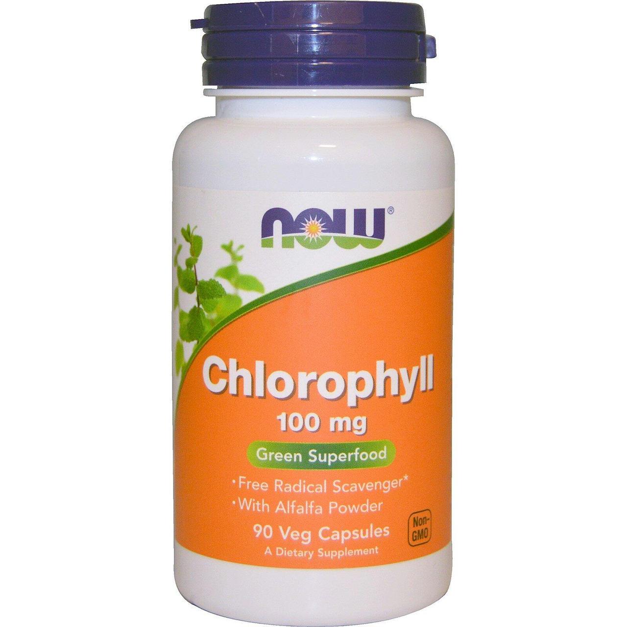 Хлорофіл Now Foods Chlorophyll 100 mg 90 капсул