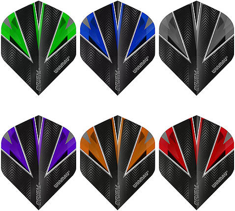 Набір оперень для дротиків дартс Winmau Prism 9 штук, фото 3