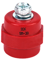 Ізолятор SM30 М8 c болтом, силовий, для шини