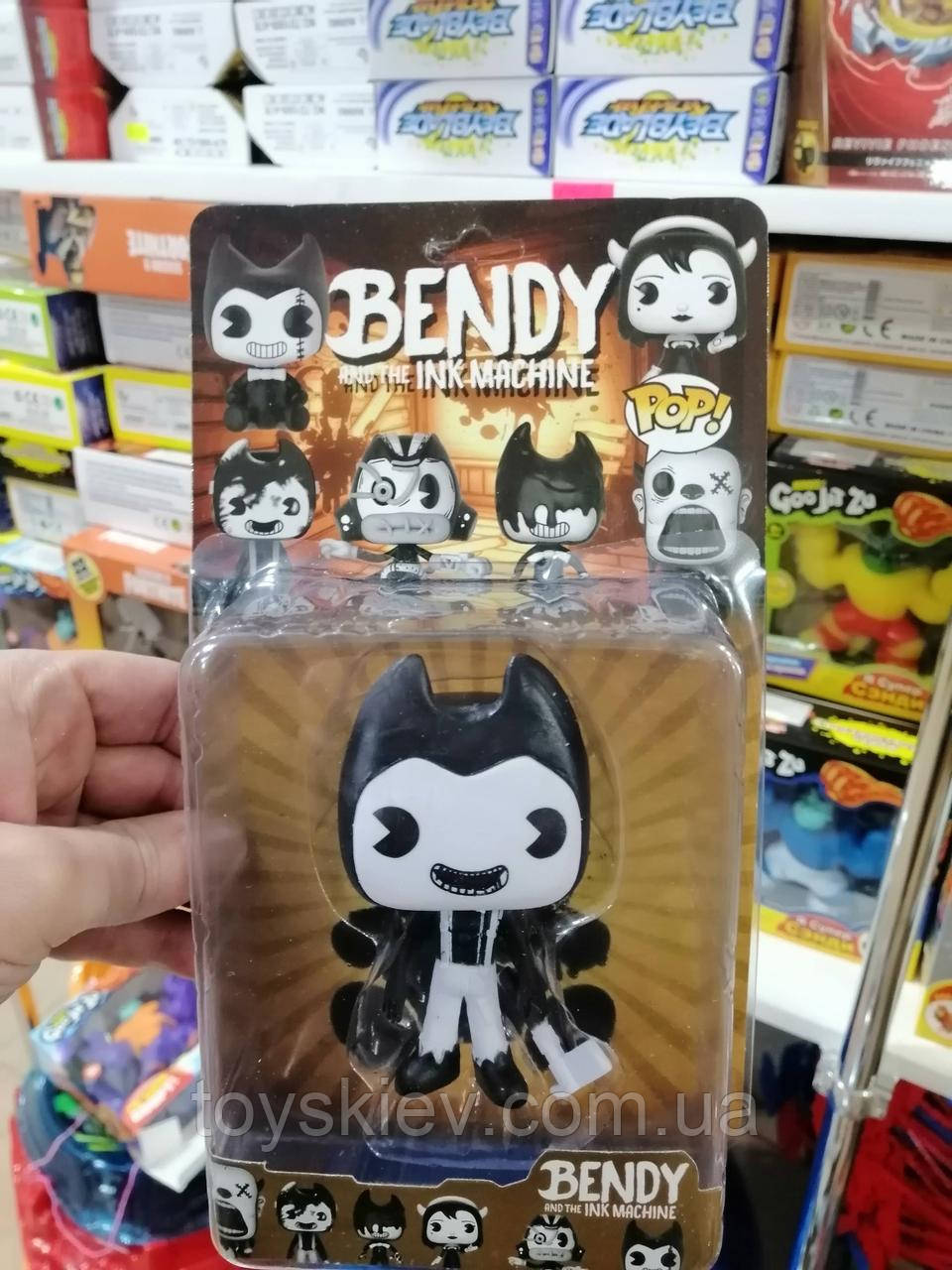 Фігурка Funko Pop Фанко Поп Бенді та чорнильна машина Striker Bendy Аналог, фото 1
