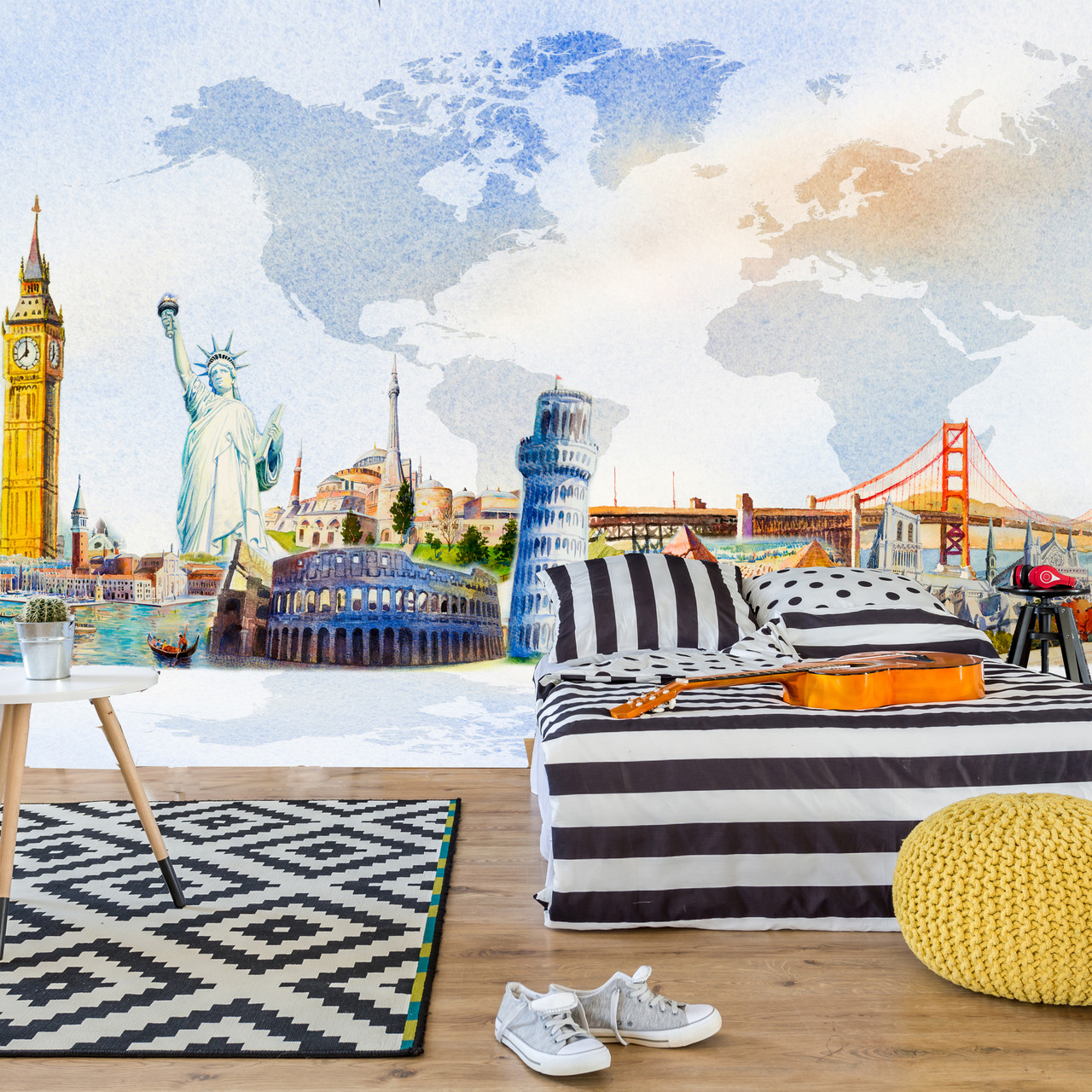 Фотообои для Подростков "Мировые Достопримечательности" на Заказ ...