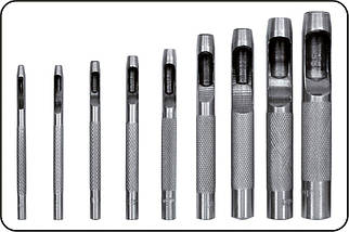 Набір пробійників отворів YATO 2.5-10 х 90 мм для шкіри, гуми, картону, текстилю 9 шт.