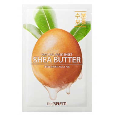 Тканинна маска для обличчя з екстрактом масла Ши The Saem Natural Shea Butter Mask Sheet