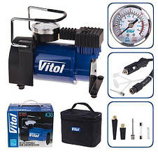 Автомобільний компресор VITOL K-30 150psi/14Amp/37 л/прикурювач