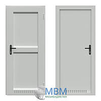 Техническая однолистовая металлическая усиленная дверь, 2100*800 мм, Venso ДМ 21-8
