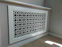 Декоративная решетка экран (фасад) на батарею отопления R19-F60 MDF, 700