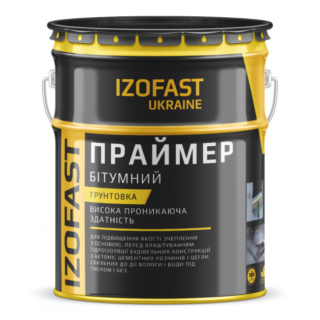 Мастика бітумна Izofast 20 л