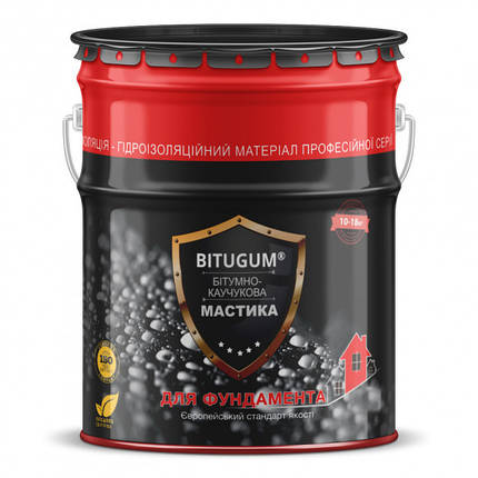 Мастика бітумно-каучукова Izofast BITUGUM 10 кг, фото 2