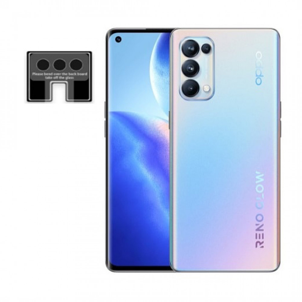 Протиударна гідрогелева плівка Hydrogel Film для Oppo Reno5 Pro 5G на камеру 3шт, Transparent, фото 1