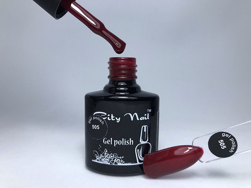 Гель-лак CityNail 505 червоний, фото 1