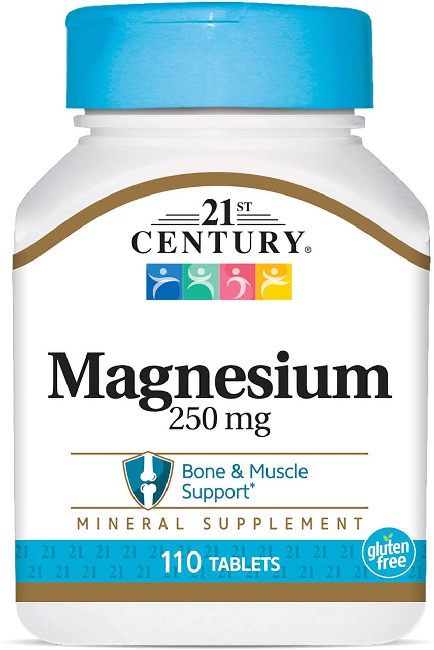 21st Century Magnesium 250 mg 110 таблеток, фото 1