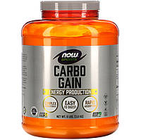 Мальтодекстрин NOW Foods, Sports "Carbo Gain" в порошке (3629 г)