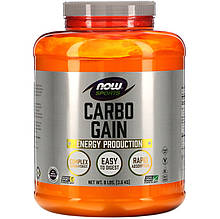 Мальтодекстрин NOW Foods, Sports "Carbo Gain" у порошку (3629 г)