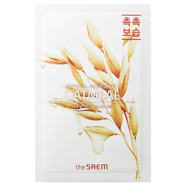 Маска для обличчя з вівсянкою The Saem Natural Oatmeal Mask Sheet 21 мл