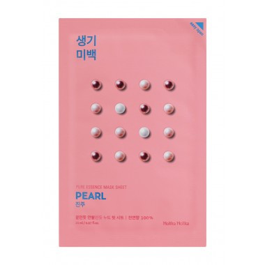 Освітлююча тканинна маска для обличчя Перлова Holika Holika Essence Pure Mask Sheet Pearl 20 мл