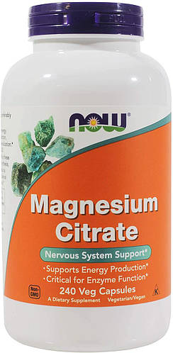 Now Foods Magnesium Citrate 240 капсул (ID#1324596227), цена: 945 ...