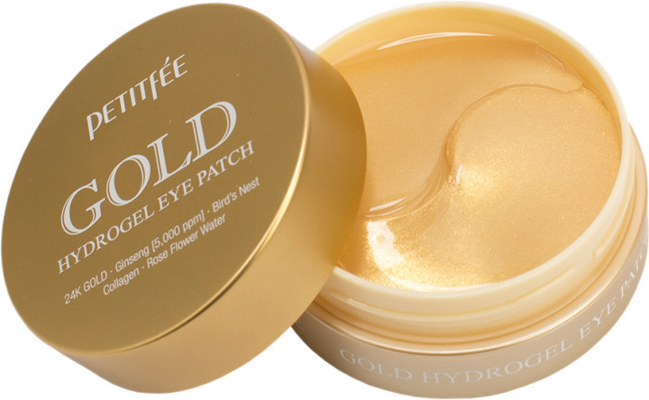 Гідрогелеві патчі для очей з золотим комплексом +5 Petitfee Gold Hydrogel Eye Patch 60 шт