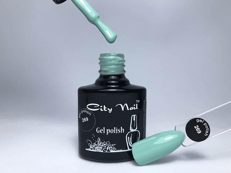 Гель-лак CityNail 269 зелений 10мл, фото 1