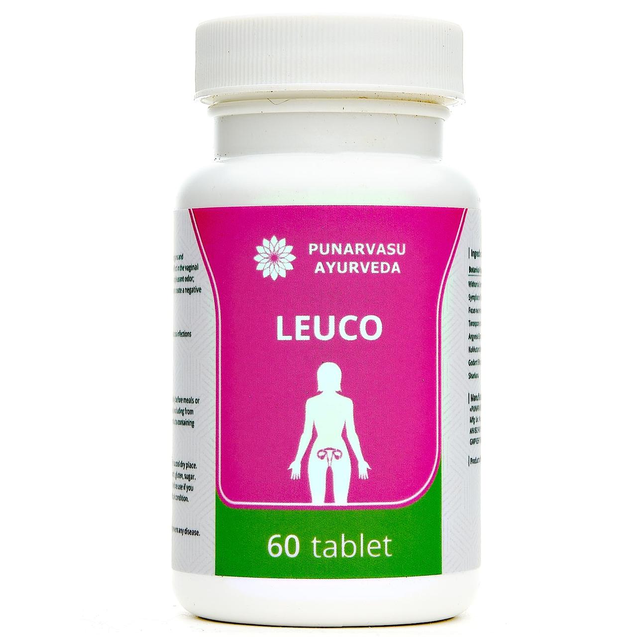 Лейко / Leuco - молочниця, білі - Пунарвасу - 60 таб